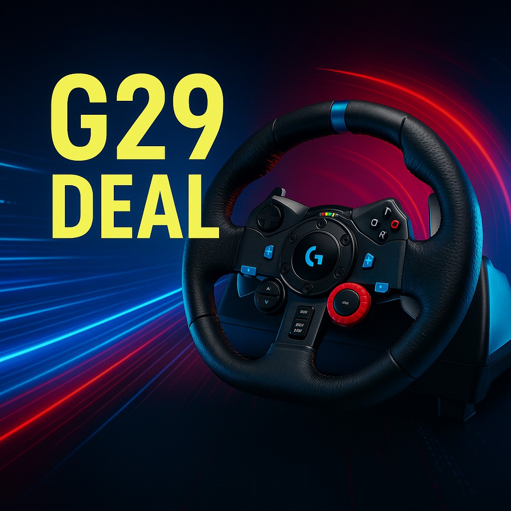 Logitech G29 Racing Wheel Drops to $250 as Gaming Peripheral Market Heats Up