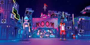 Build Your Cyberpunk Home and Hang Out With Friends in m00m world